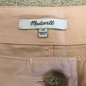 Madewell midi skirt. Size 10. Buttons and pockets